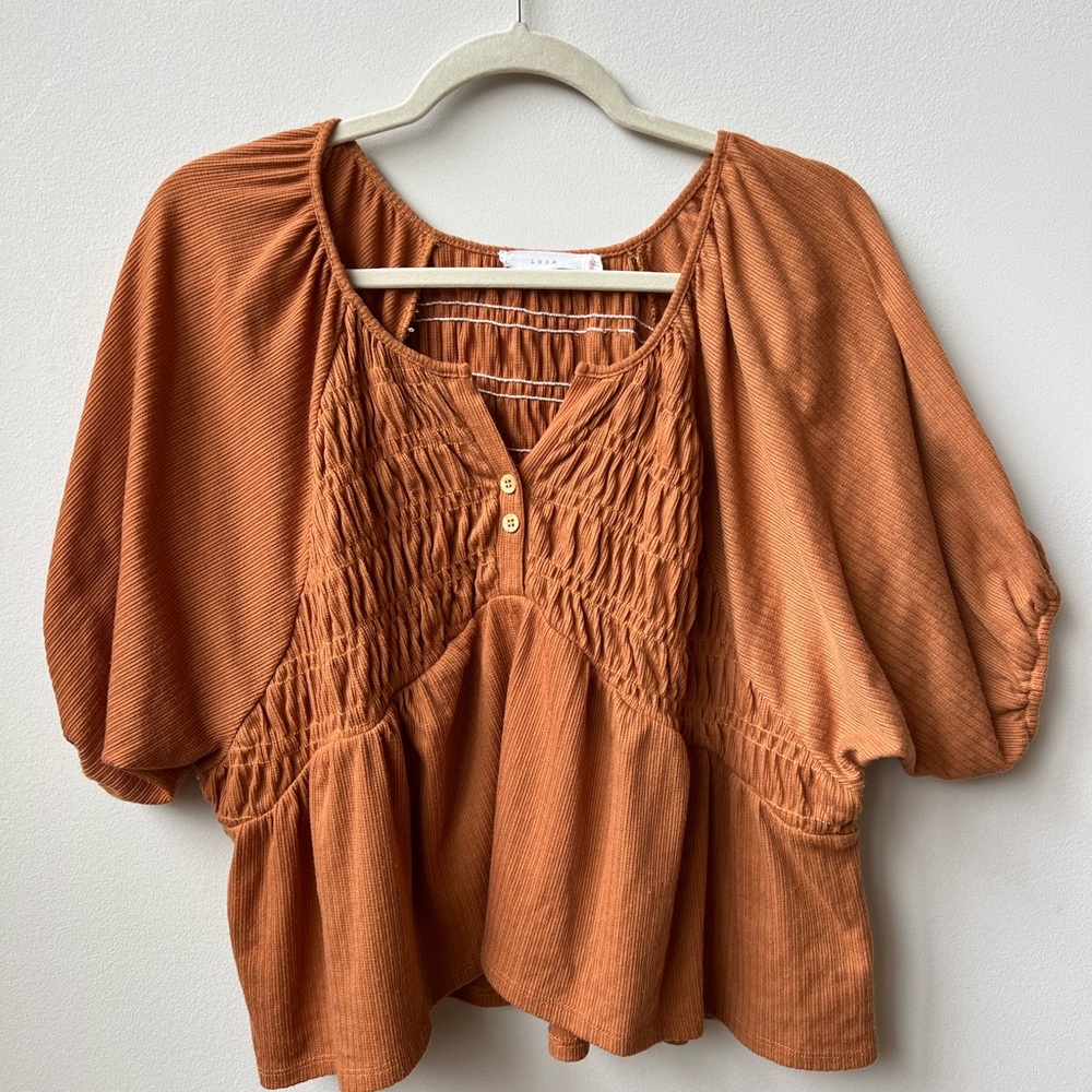 Lush Puff Sleeve Top - Picture 1 of 3